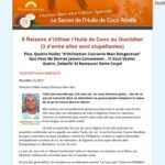 Horizon Bien-être Edition Spéciale: Le Secret de l’Huile de Coco Révélé