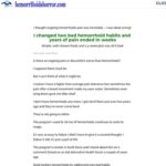 Hemorrhoids Case Study cb | Blue Heron Health News