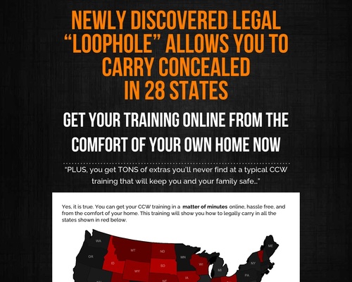 Concealed Carry Loophole - Survival Life